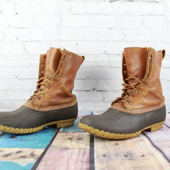 LL BEAN Uninsulated Ankle Duck Bean Boot size 10 - Picture 3 of 11